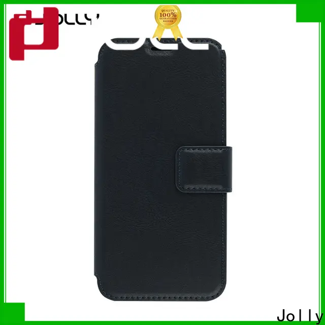 Jolly folio designer cell phone cases for busniess for iphone xs 1