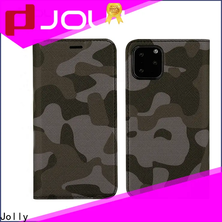 Jolly folio designer cell phone cases with slot kickstand for mobile phone 1