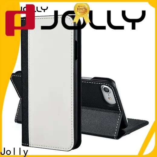 Jolly imitation wallet purse phone case with id and credit pockets for apple 1