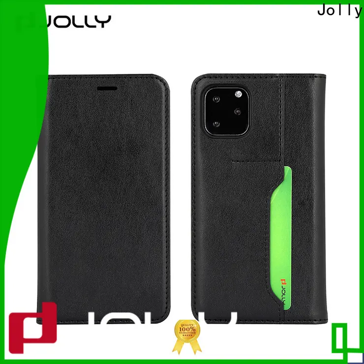 Jolly latest personalised leather phone case company for mobile phone 1