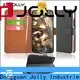 leather card holder organizer smartphone wallet case with printed pattern cover for sale 1