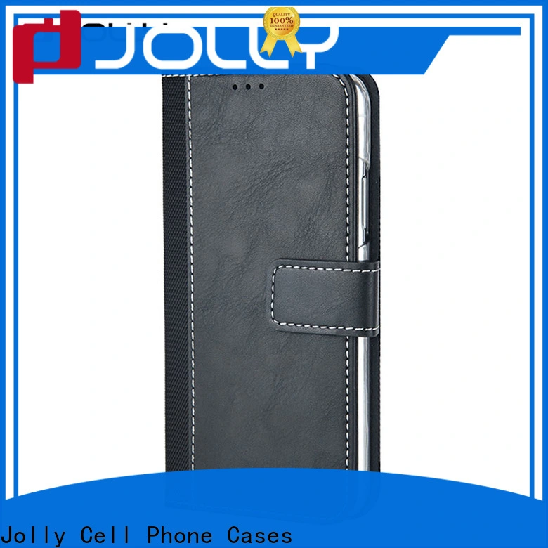 real carbon fiber wallet style phone case for busniess for apple 1