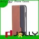 Jolly slim leather wholesale phone cases with slot kickstand for sale 1