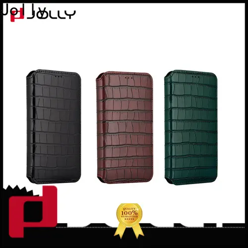 Jolly leather cell phone wallet case manufacturer for iphone xs 1
