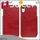 custom leather flip phone case company for mobile phone 1
