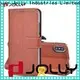 Jolly artificial wallet case with cash compartment for apple 1