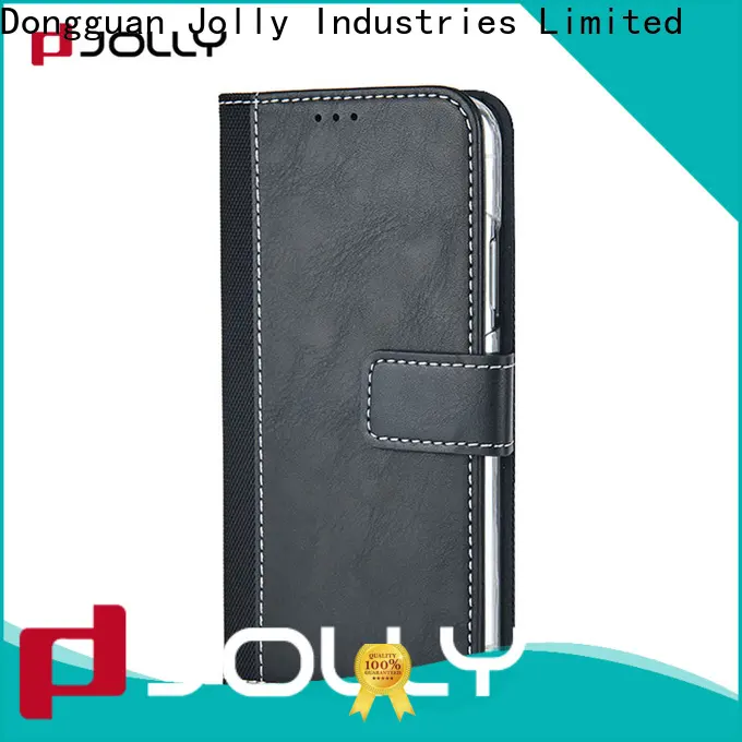 Jolly leather card holder organizer cell phone wallet combination with slot for sale 1