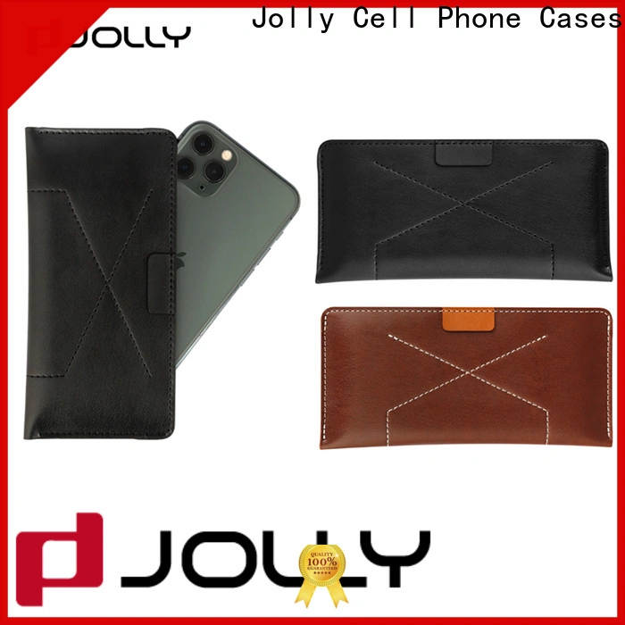Jolly pu leather universal phone case factory for sale 1