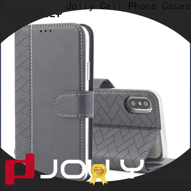 Jolly wallet purse phone case supplier for apple 1