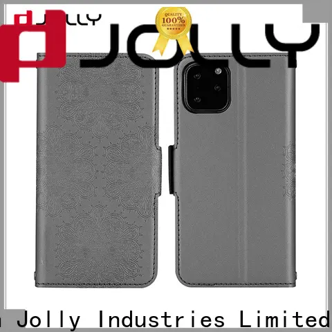 Jolly hot sale flip wallet case suppliers for mobile phone 1