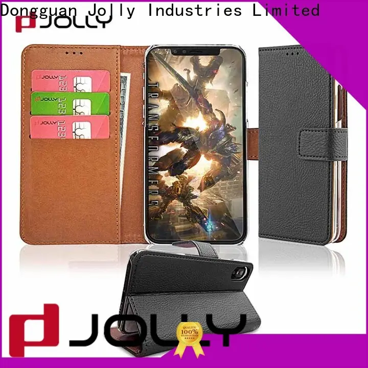 Jolly iphone 11 flip wallet case factory for iphone xr 1