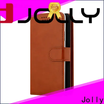 Jolly mobile phone accessories leather phone case factory for mobile phone 1