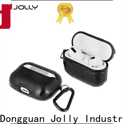 Jolly apple airpods leather case supply for iphone 14 1