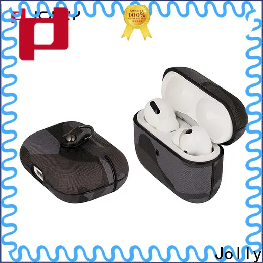 Jolly apple airpods leather case company for iphone 14 1