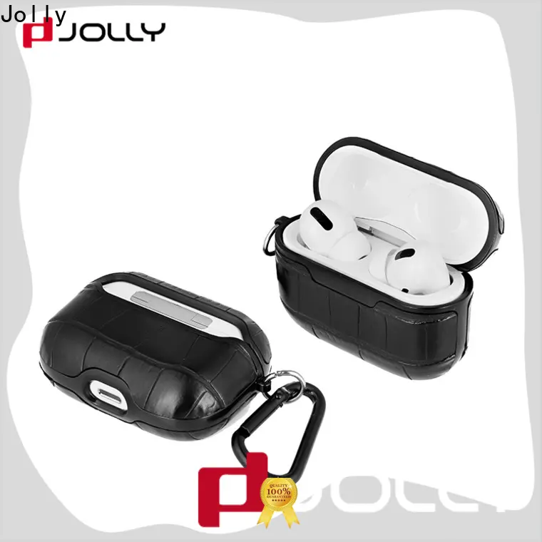 custom apple airpods pro leather case manufacturers for mobile phone 1