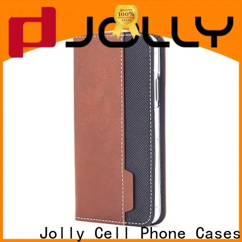 Jolly custom samsung flip wallet case company for mobile phone 1