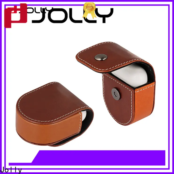 Jolly custom leather case airpods company for iphone xr 1