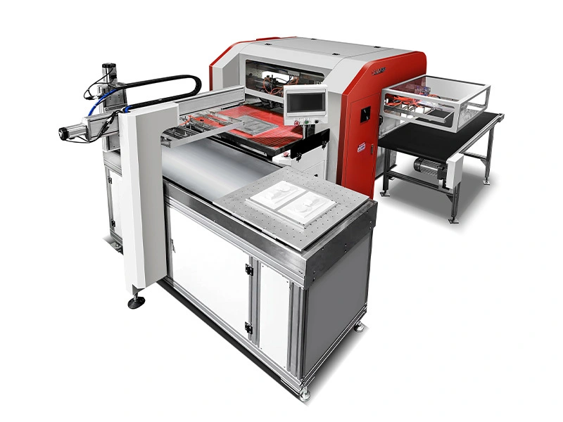 Automatic bidirectional pulp mold grooving machine 1