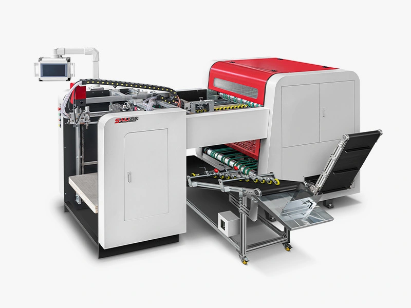 Saili Servo Edge Correction Cardboard Grooving Machine 1