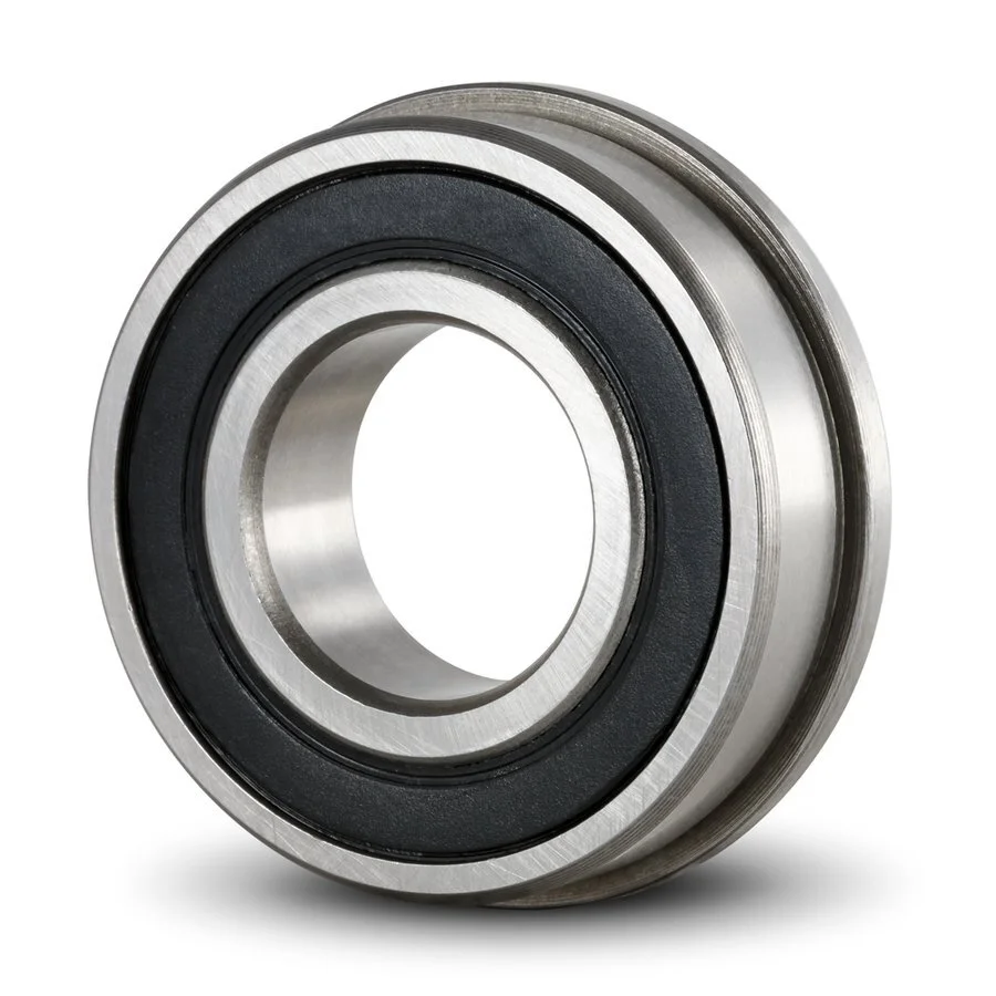 Deep Groove Ball Bearing with a Flanged Outer Ring F 6002 2RS / F6002 2RS 15x32x9 mm 1