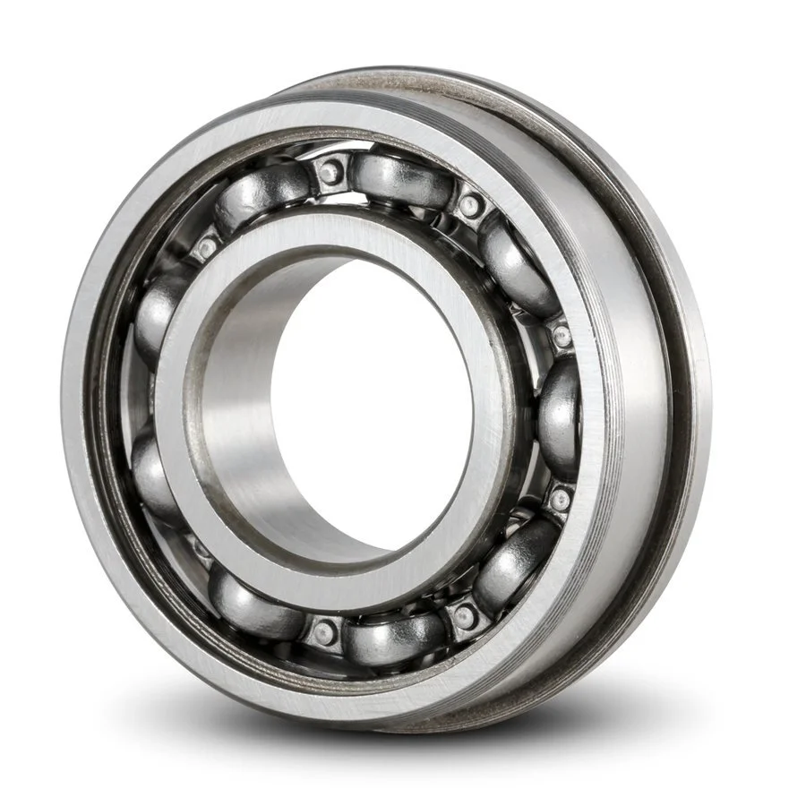 Deep Groove Ball Bearing with a Flanged Outer Ring F 6001 / F6001 open oiled 12x28x8 mm 1