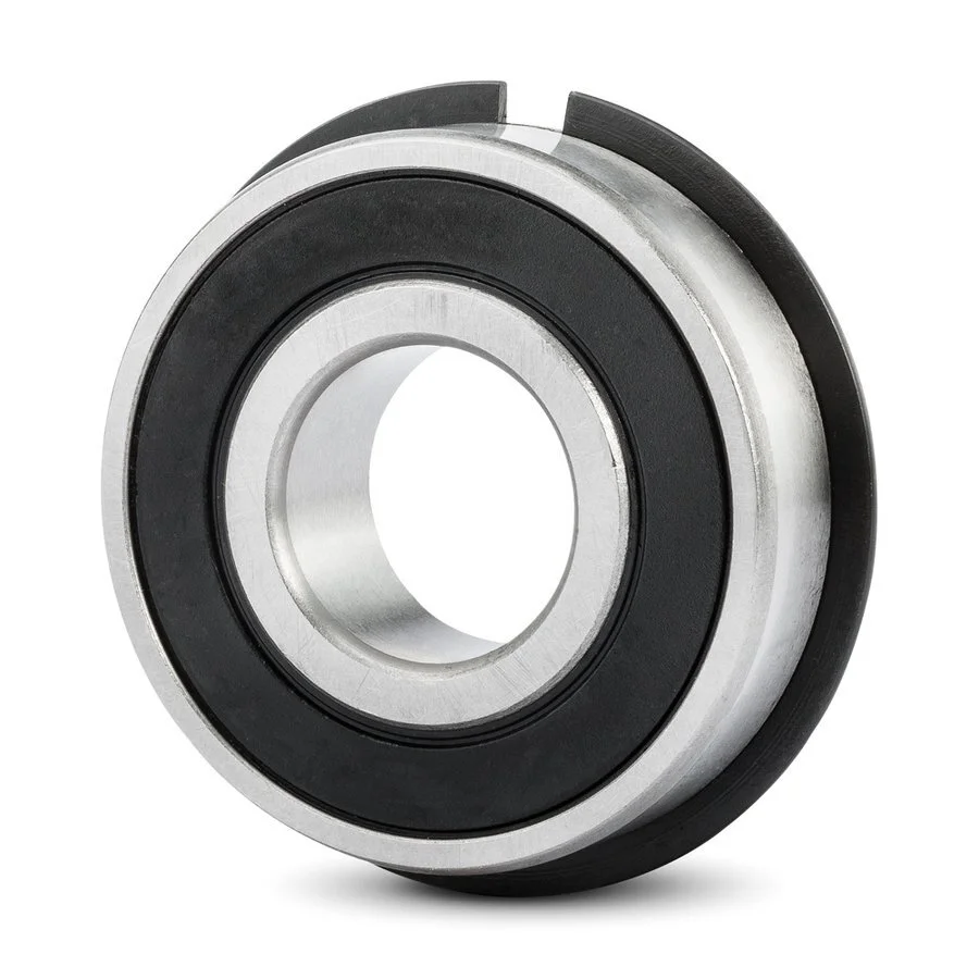 Deep Groove Ball Bearing 6200 NR 2RS (Slot+Snap Ring) 10x30x9 mm 1