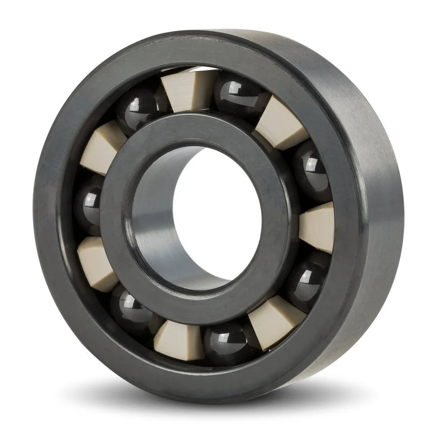 Full Ceramic Deep Groove Ball Bearing CE6302-Si3N4-PEEK open 15x42x13 mm 1