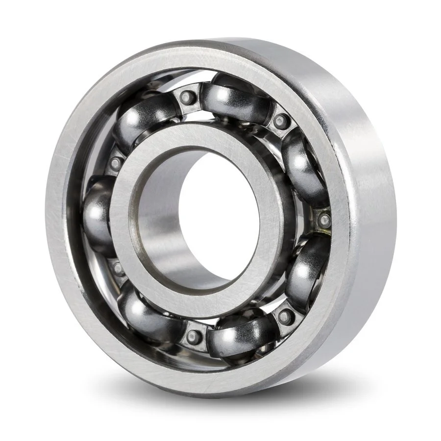 Stainless Steel Miniature Deep Groove Ball Bearing Inch SS R6 W5.558 open 9.525 x 22.225 x 5.558 mm 1
