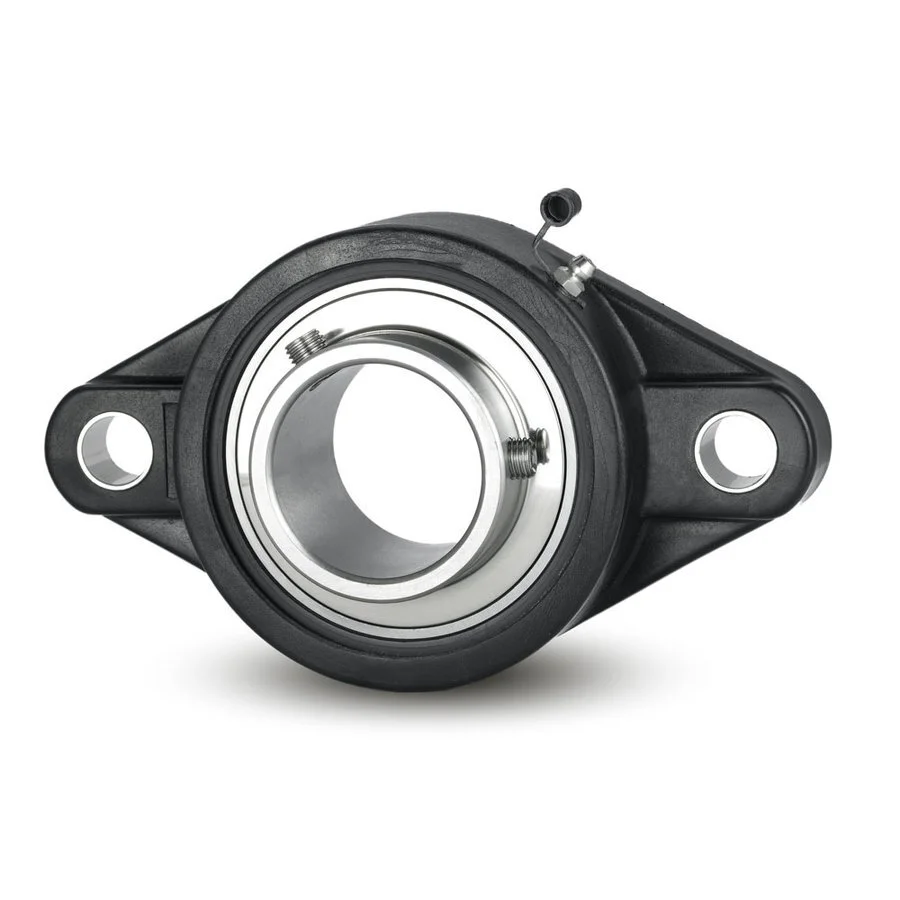 Plastic Flange Bearing / Flange Housing Unit SS UCFLPL203 / TUCFL203 - Shaft: 17 mm 1