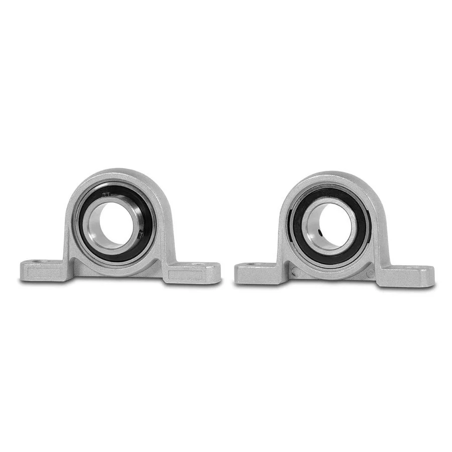 Stainless Steel Miniature Plummer Block Housing Unit SS KP001 - Shaft: 12 mm (Silver-Series) 1