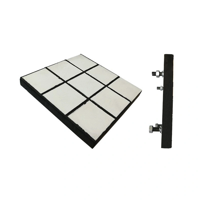 Square Wear-Resistant Ceramic Rubber Liner 1