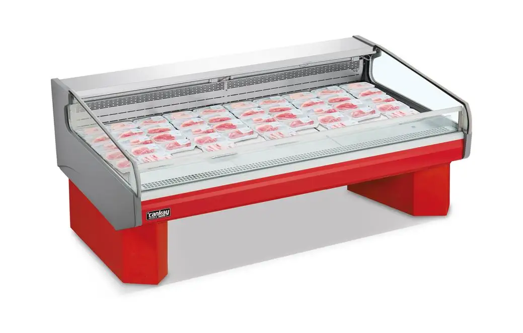Commercail Supermarket Frest Meat Showcase Chiiller Remote Refrigeration Unit For  Deli Shops 1