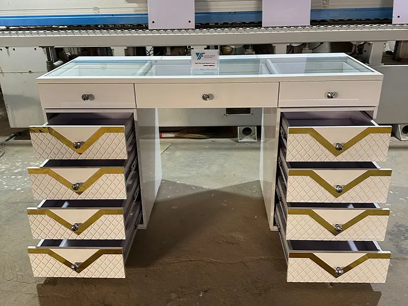 Yifan Furniture Metal Vanity Table Directly Sale 4
