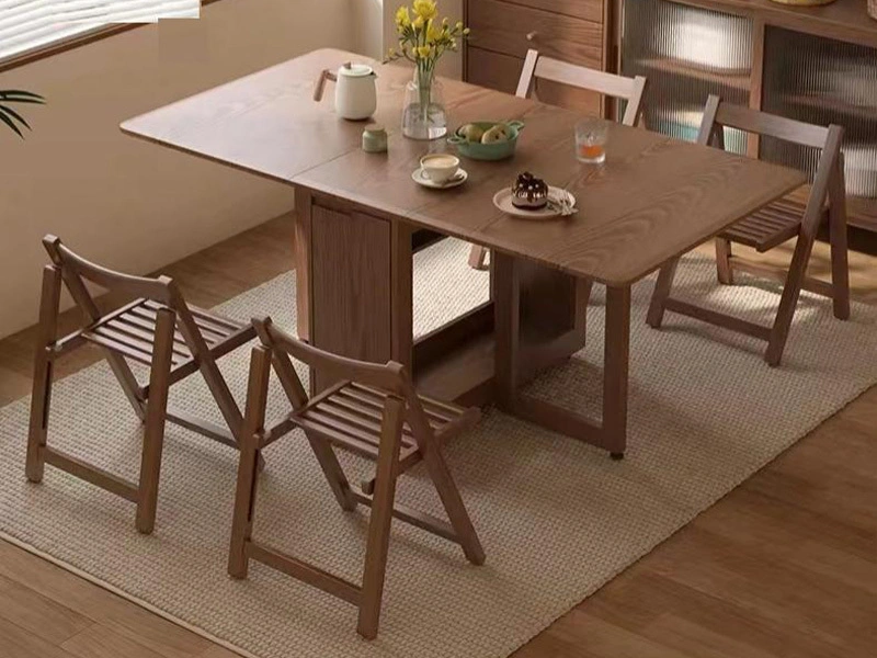 Table basse de haut niveau de levage vintage pliable à hauteur 1