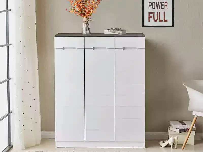 Solid Wood Shoe Cabinet Products Wholesale - Yifan Furniture 6