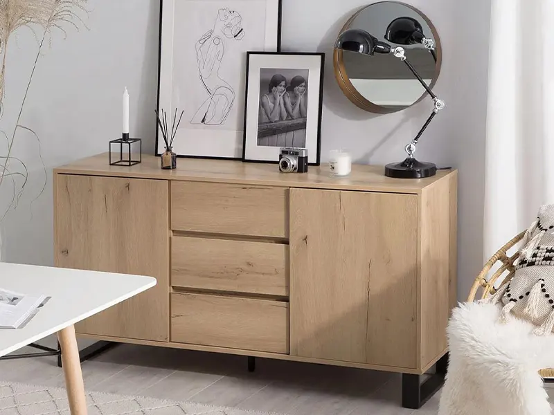 Small Side Cabinet with Doors by Yifan Furniture 6