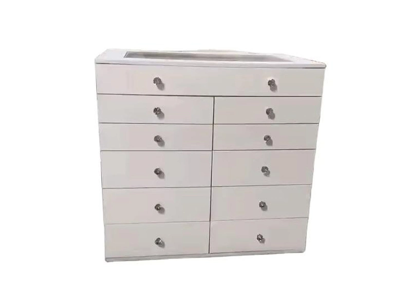 Factory Customized White Makeup Vanity with 11 Deep Drawers for Bedroom use 1