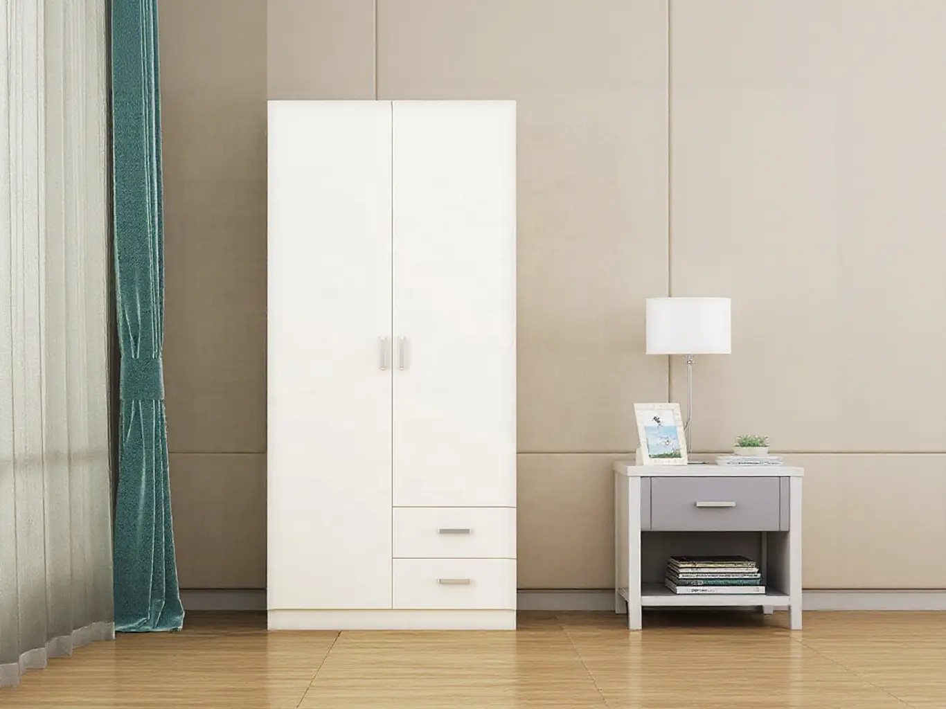 Bedroom Furniture Sliding Door Wardrobe Manufacturing 2