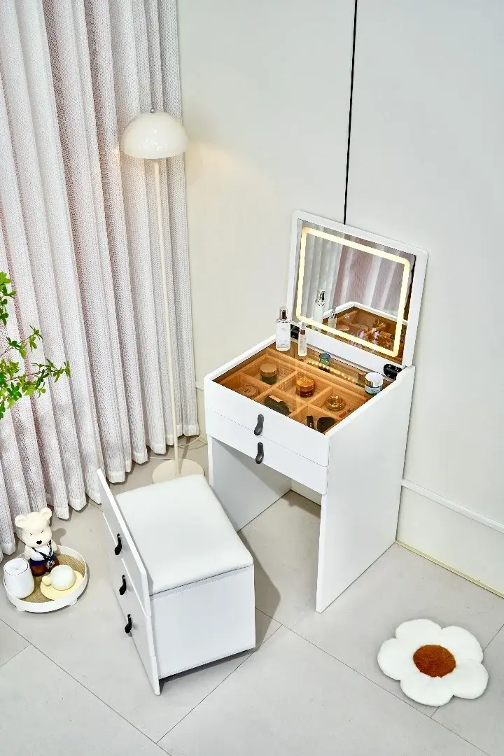 Wooden Dressing Table with Drawers Dresser Table Wholesale - Yifan Furniture 2