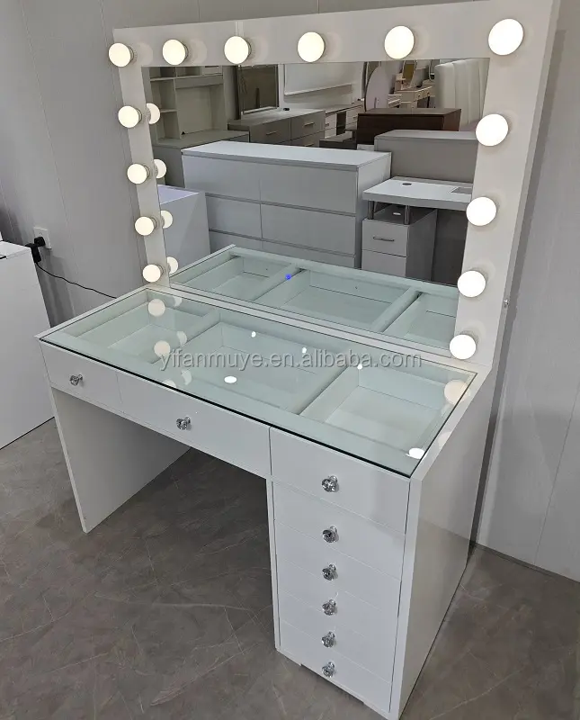 Solid Wood Dressing Table Bedroom Furniture Wholesale - Yifan Furniture 5