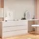 Custom Made Wooden Dressing Table with Lights Company 5