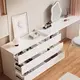 Custom Made Wooden Dressing Table with Lights Company 7