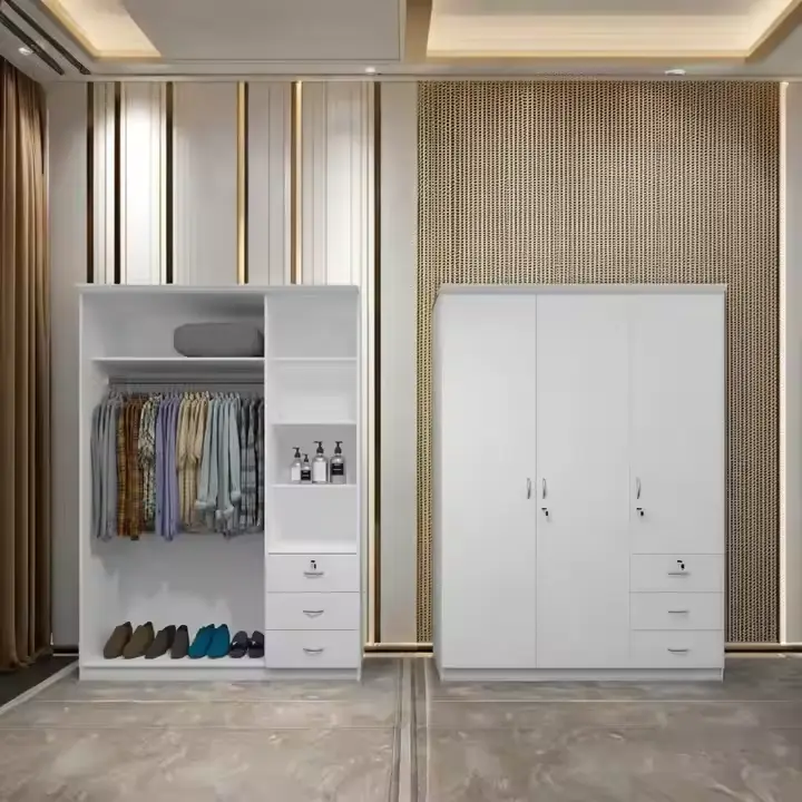 Yifan Furniture Double Wardrobe with Good Price 7