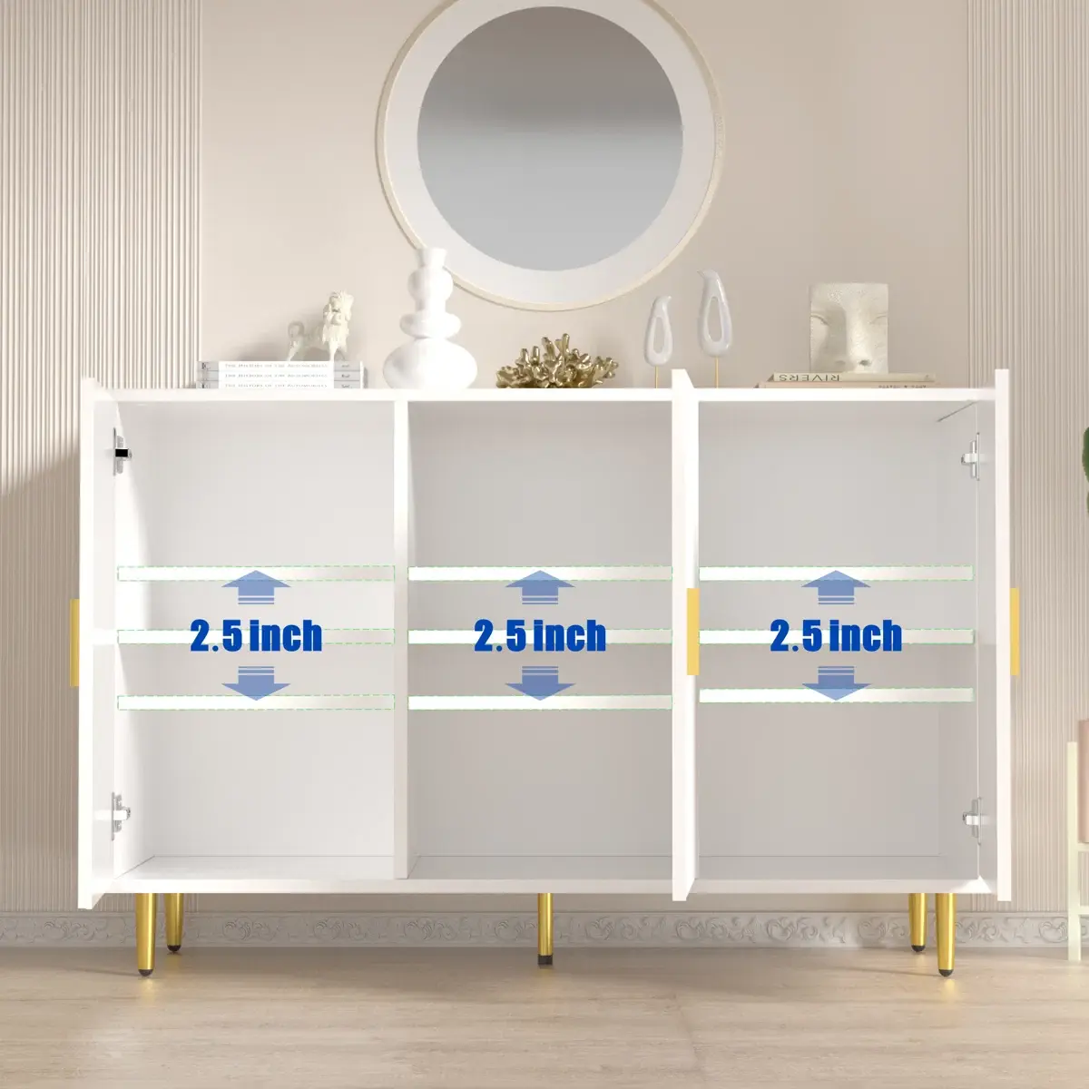 Small Side Cabinet with Doors Products Wholesale - Yifan Furniture 5