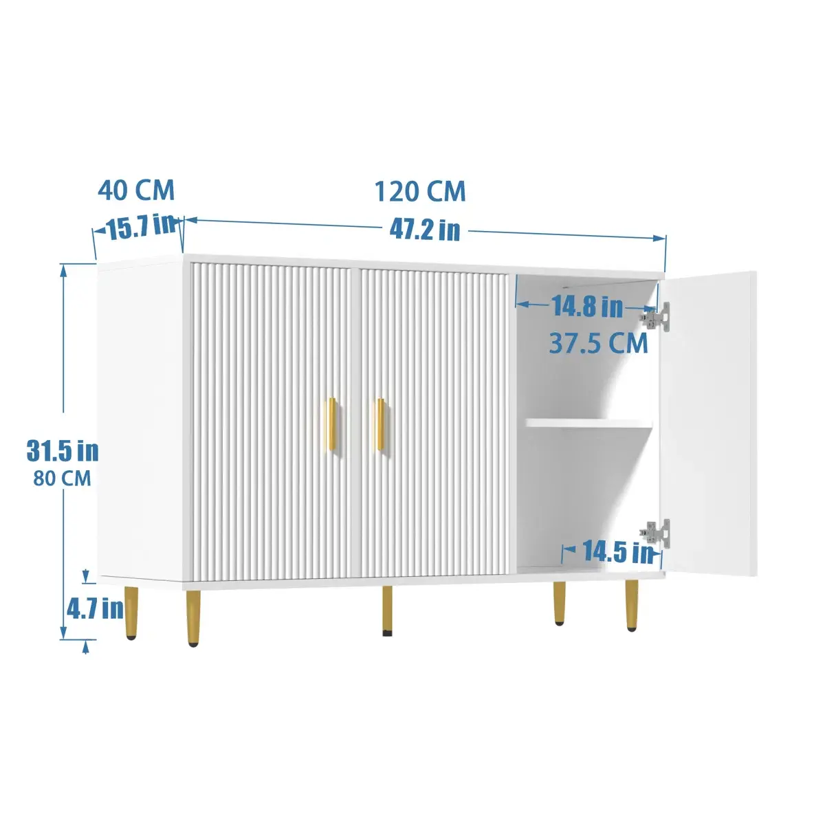 Small Side Cabinet with Doors Products Wholesale - Yifan Furniture 4