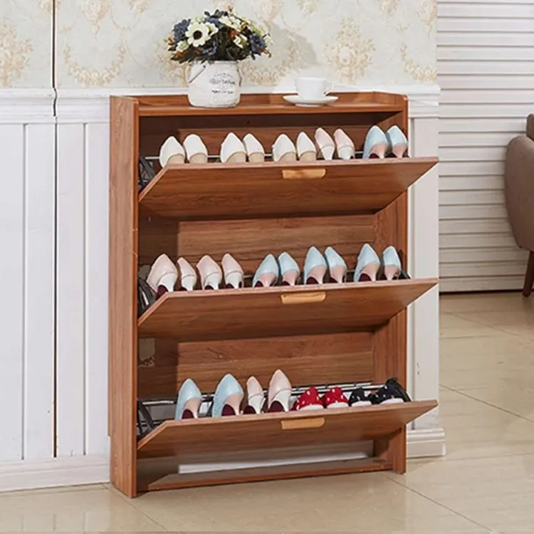 Oak Shoe Cabinet Living Room Furniture Wholesale - Yifan Furniture 3