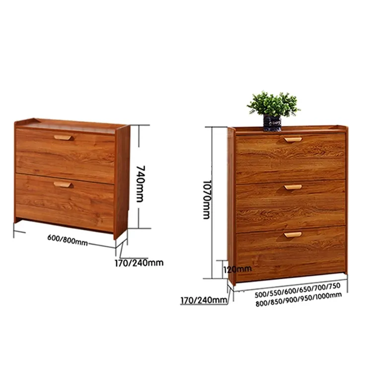 Oak Shoe Cabinet Living Room Furniture Wholesale - Yifan Furniture 5