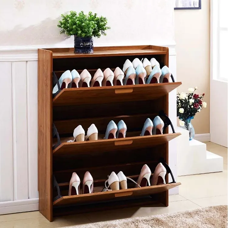 Oak Shoe Cabinet Living Room Furniture Wholesale - Yifan Furniture 6