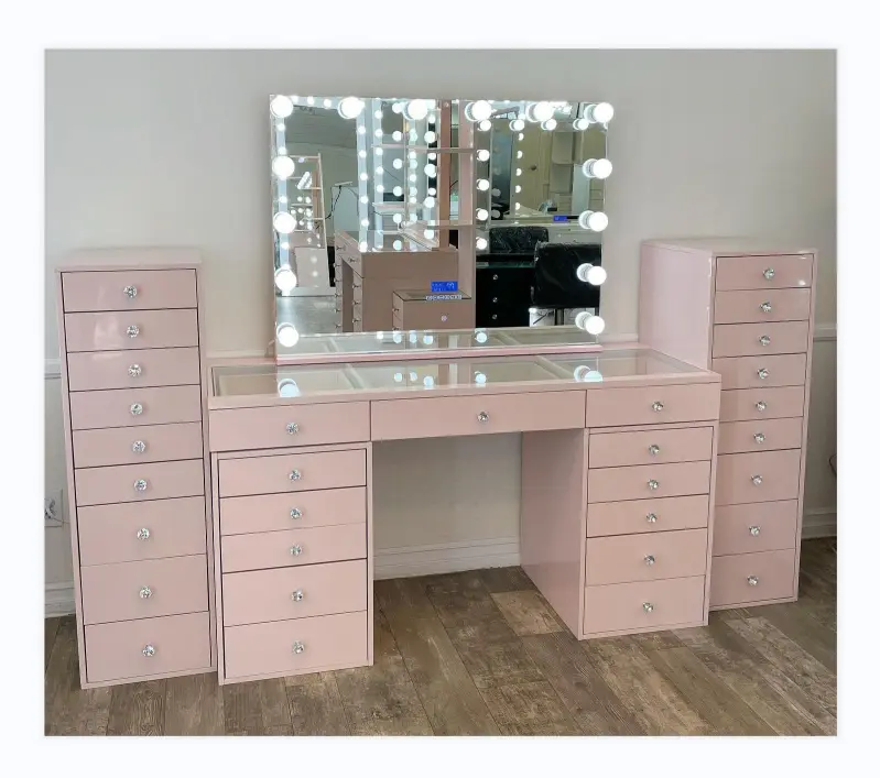 Wooden Dressing Table with Drawers Bedroom Furniture Wholesale - Yifan Furniture 2