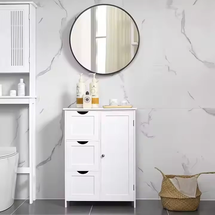Bathroom Cabinet Floor Standing Toilet Washstand Toilet Wash Basin Buffet Cabinet Combination Bathroom Cabinet 1